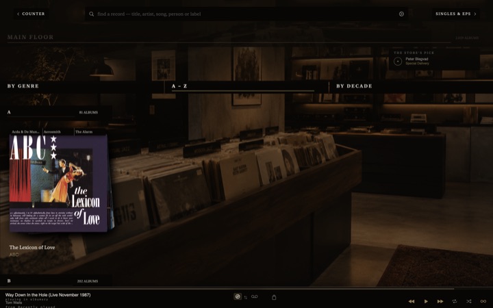 The Main Floor on Mac.
