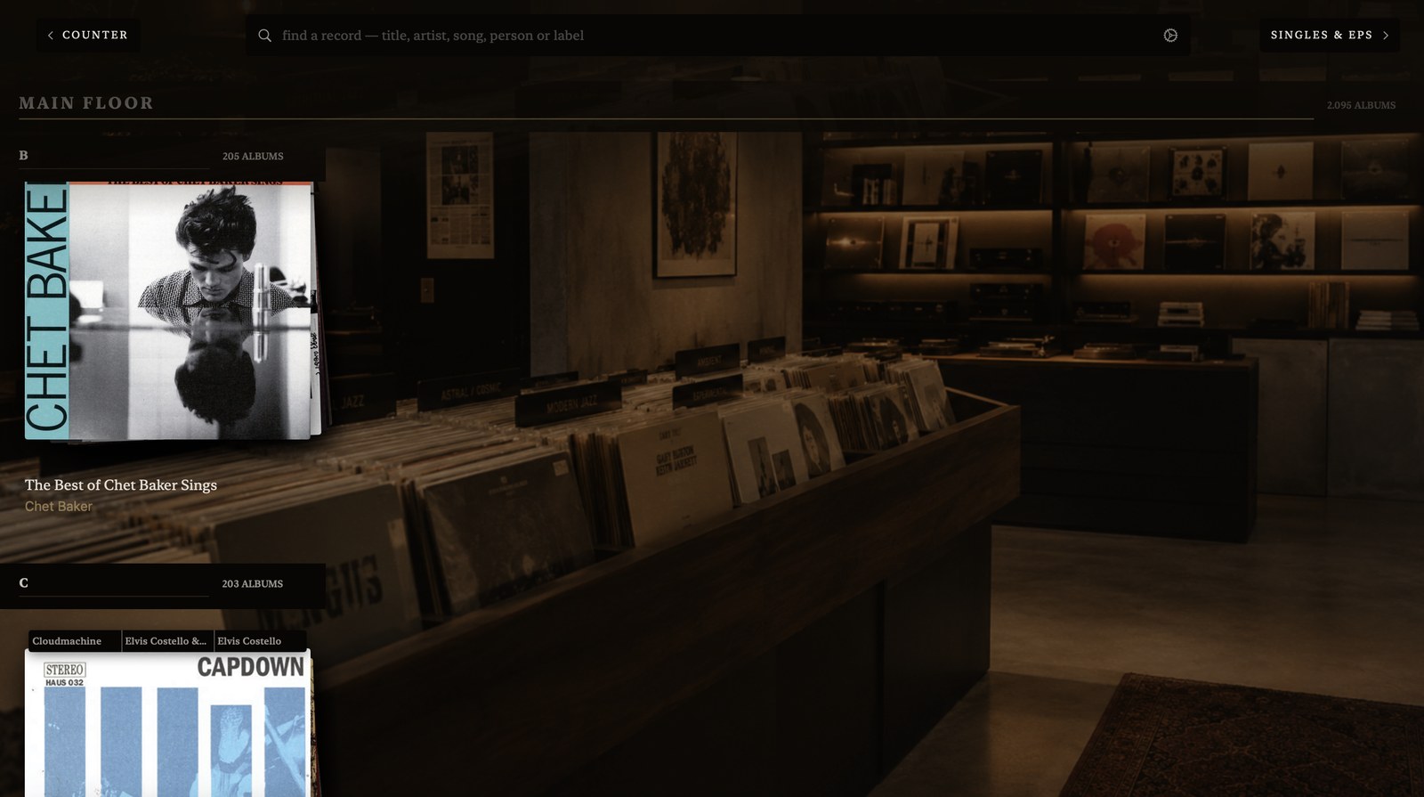 Walk in, and everything you own is already on the shelves.
